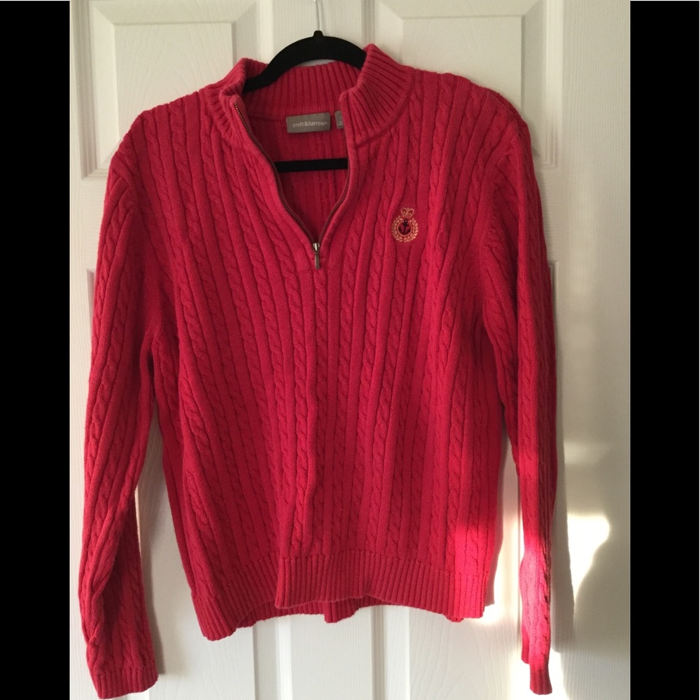 Croft and Barrow Half-Zip Sweater